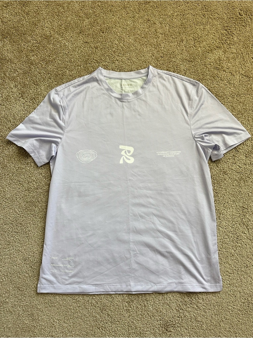 Light Lavender Short Sleeve Tee with Subtle Logo